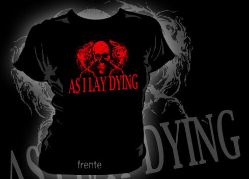 CAMISETA - AS I LAY DYING Skull Red